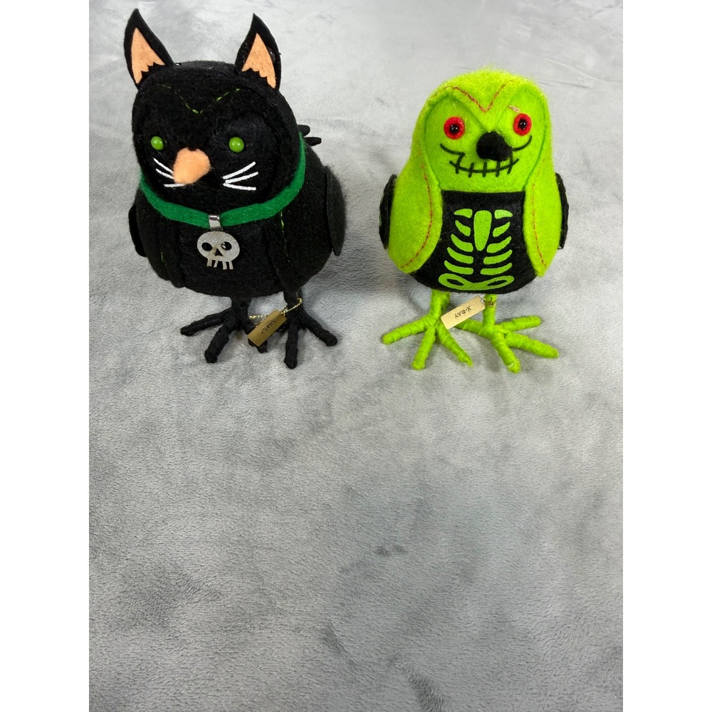 Target Halloween Hide & Eek XRay Shady Set Neon Green Skeleton Black Cat 2024 Ed